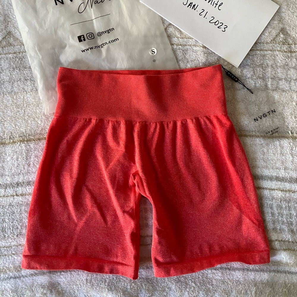 NVGTN - BNWT, Candy Apple Contour Small Shorts